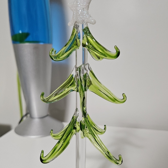 Hand Blown Glass Christmas Tree - Picture 6 of 6